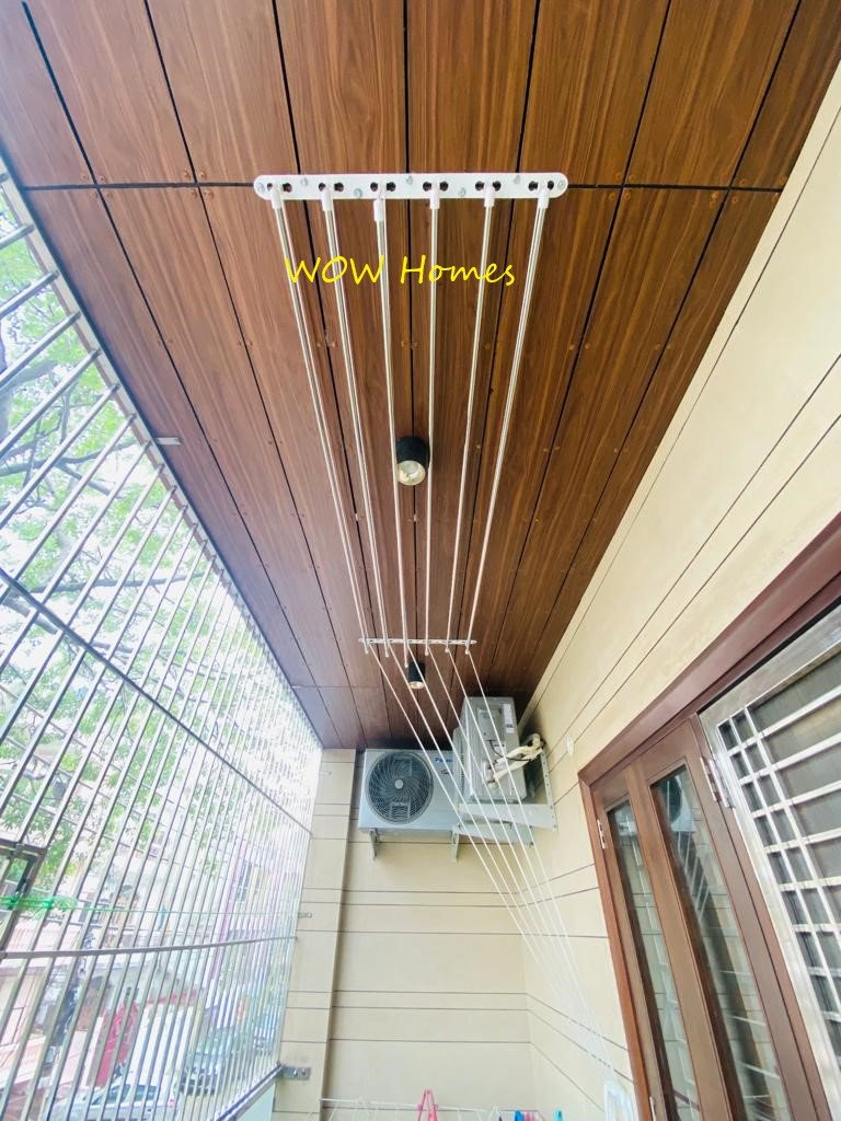 Best, easy and faster way to dry clothes is with ceiling cloth dryer for balcony. Available in Ghaziabad and NCR