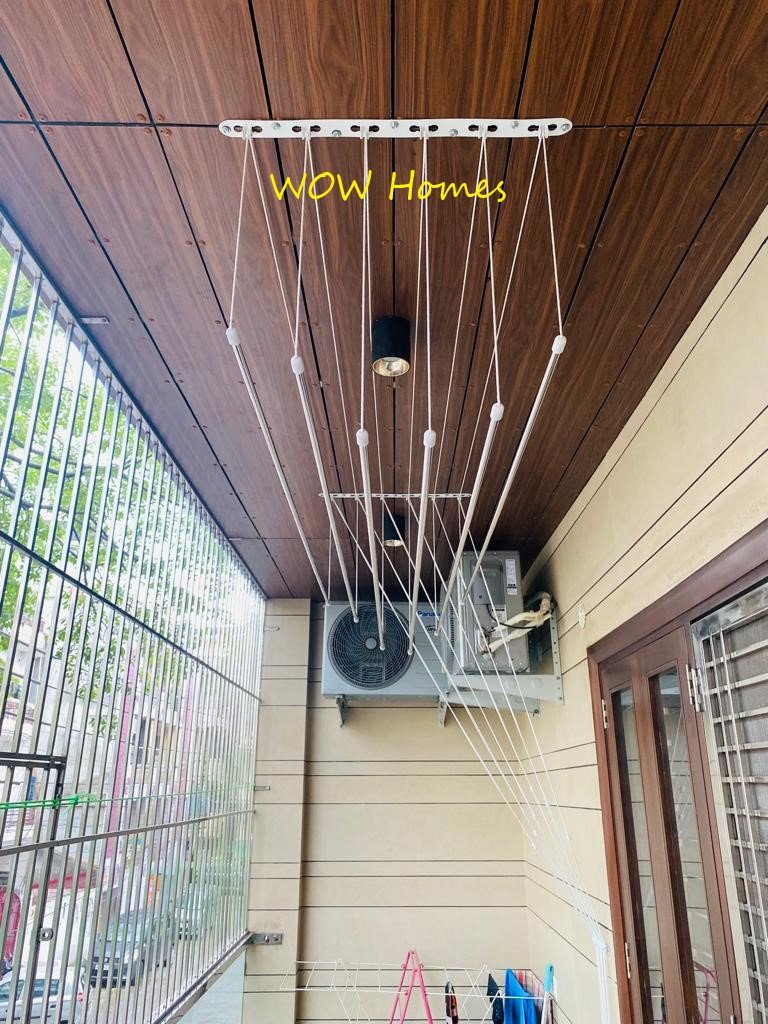 Ceiling Cloth Dryer rack with onsite installation in Delhi, Noida, greate Noida, Lucknow, Ghaziabad and Gurgaon
